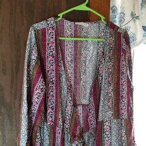 R. Vivimos Boho Kimono/shaw/coverup. Size XL